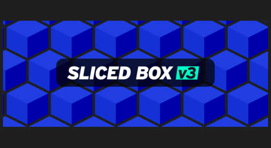 AE脚本-三维方块盒子动画生成工具 Sliced Box v3.25