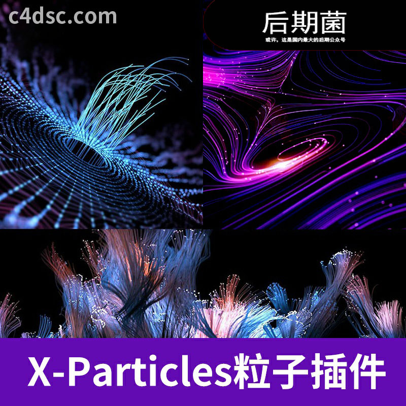 特效C4D插件X-Particles高级粒子XP插件科技炫酷汉化版文件