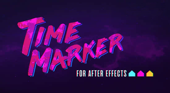 AE脚本-将自定义标记快速添加到合成和图层 TimeMarker v1.0.3