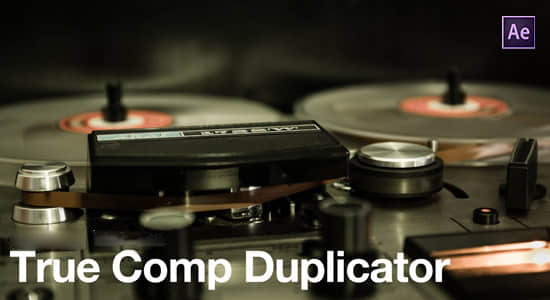 AE脚本-合成复制脚本 True Comp Duplicator v3.9.14