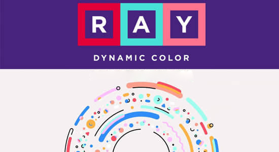 AE脚本-专业MG智能色彩搭配脚本 Ray Dynamic Color v2.5.9 + 使用教程