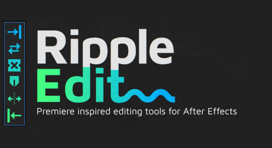 AE脚本-视频波纹编辑剪辑工具 Ripple Edit v1.1.3