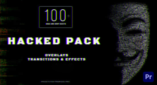 Premiere预设-100种叠加过渡视觉特效动画 Premiere Pro HACKED PACK