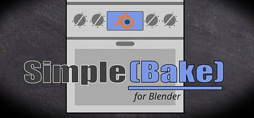 烘焙PBR材质纹理贴图Blender插件 SimpleBake 3.2.7