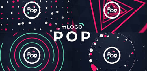 FCPX插件-30种创意图形LOGO标志展示MG动画 mLogo POP